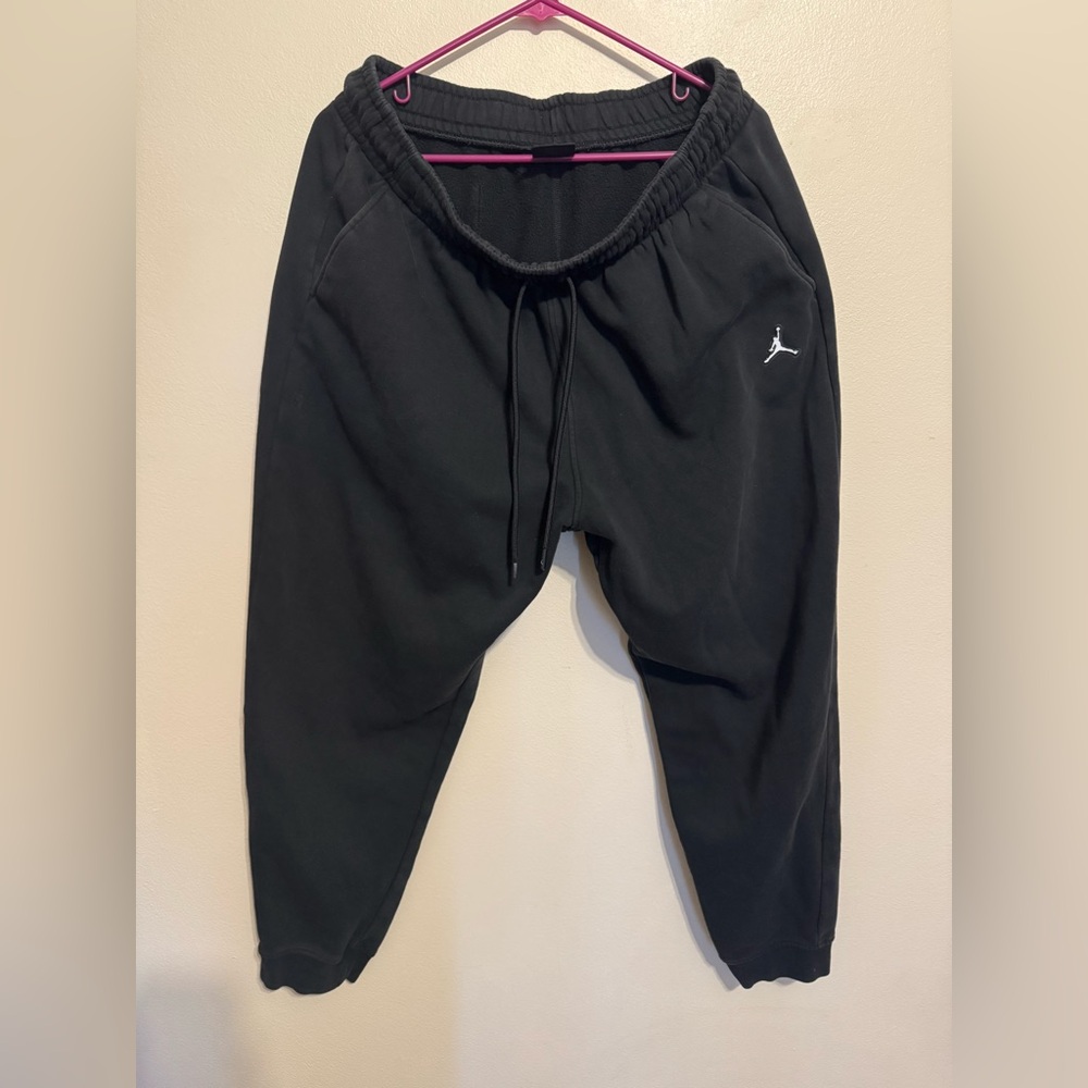 Nike Air Jordan Jumpman Classics Black Fleece Joggers Size XL